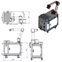 移動式單盤手臂1對1上下料系統 WM-003C