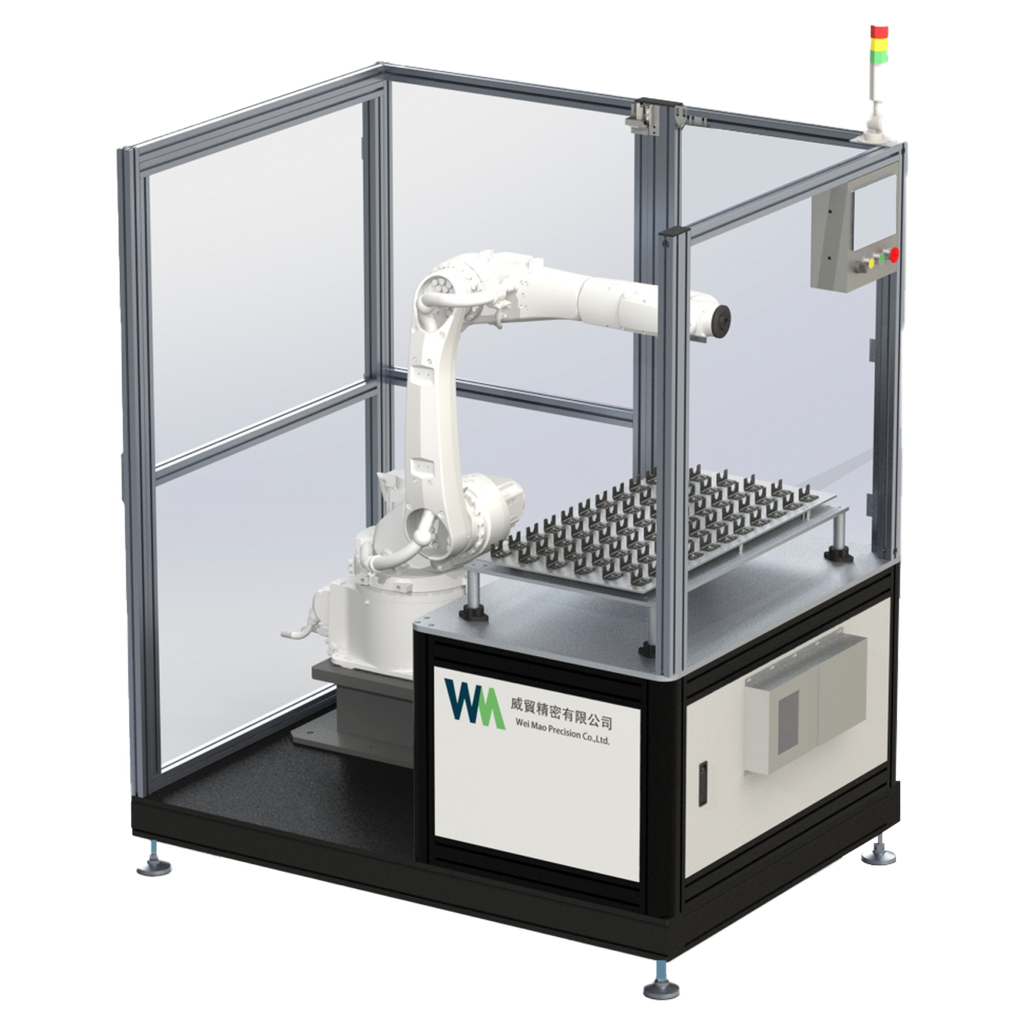 單盤式手臂1對1上下料系統 WM-003B